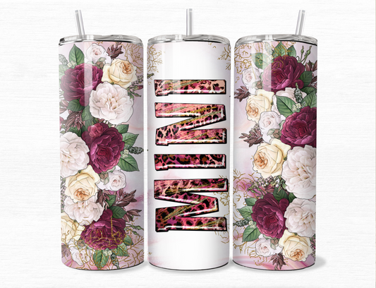 FLORAL MINI TUMBLER 20OZ