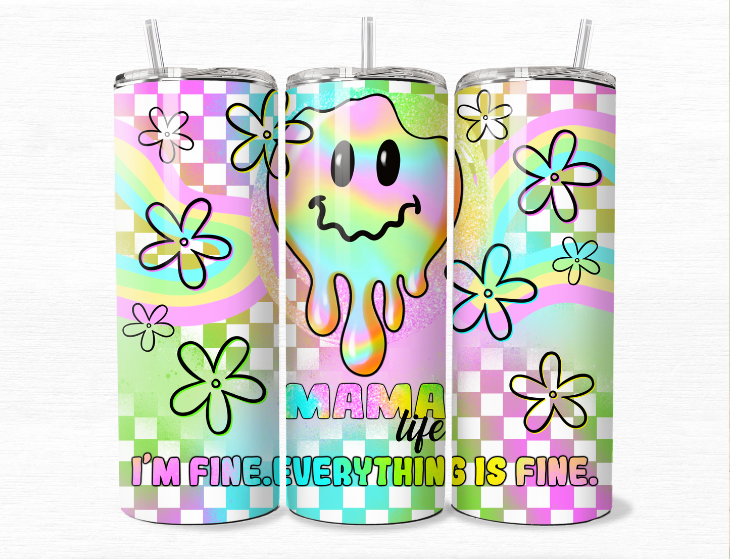 IM FINE MOM TUMBLER 20 OZ