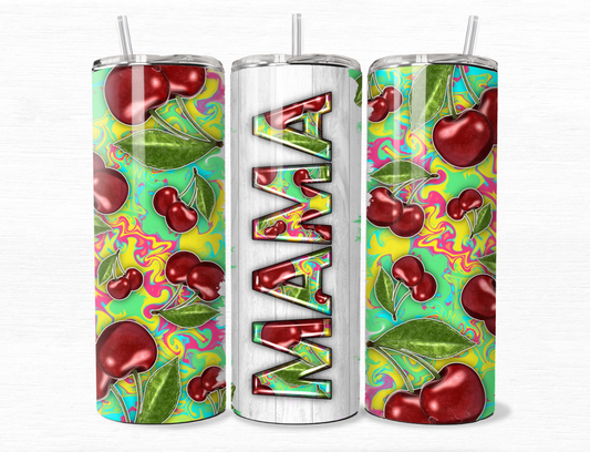 MOM CHERRY TUMBLER 20 OZ