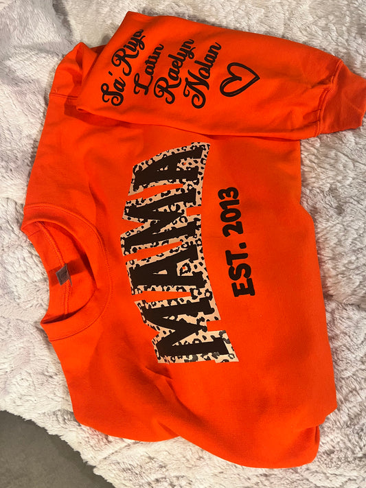 Custom Mom/Mommy Sweaters